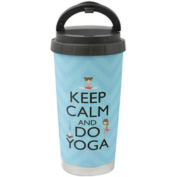 Keep Calm & Do Yoga Stainless Steel Coffee Tumbler
