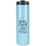Keep Calm & Do Yoga Stainless Steel Skinny Tumbler - 20 oz