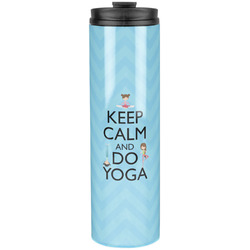 Keep Calm & Do Yoga Stainless Steel Skinny Tumbler - 20 oz