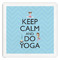 Keep Calm & Do Yoga Paper Dinner Napkin - Front View