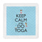 Keep Calm & Do Yoga Standard Decorative Napkin - Front View
