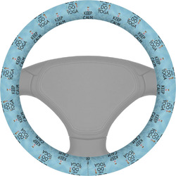 Keep Calm & Do Yoga Steering Wheel Cover