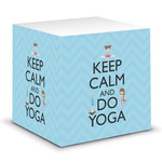 Keep Calm & Do Yoga Sticky Note Cube