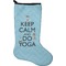 Keep Calm & Do Yoga Holiday Stocking - Single-Sided - Neoprene