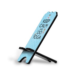 Keep Calm & Do Yoga Stylized Cell Phone Stand - Large