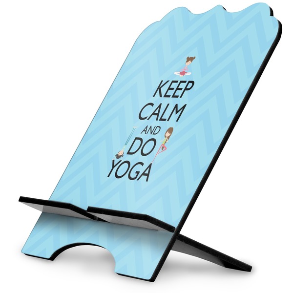 Custom Keep Calm & Do Yoga Stylized Tablet Stand