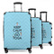 Keep Calm & Do Yoga Suitcase Set 1 - MAIN