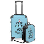 Keep Calm & Do Yoga Kids 2-Piece Luggage Set - Suitcase & Backpack