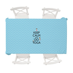 Keep Calm & Do Yoga Tablecloth - 58"x102"