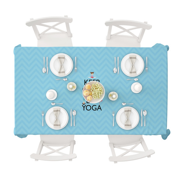 Keep Calm & Do Yoga Tablecloths (58"x102") - TOP VIEW
