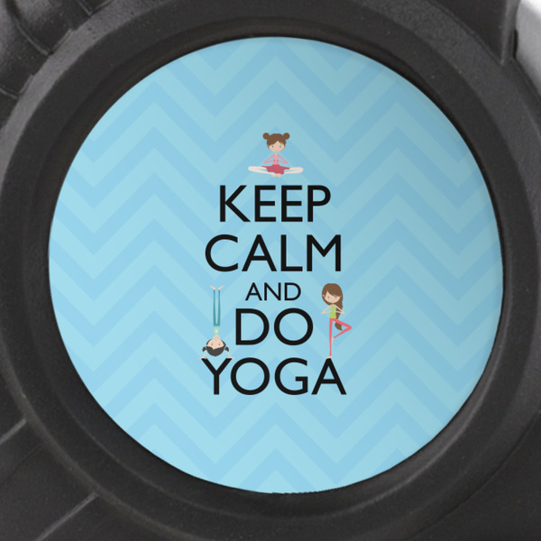 Keep Calm & Do Yoga Tape Measure - 25ft - detail
