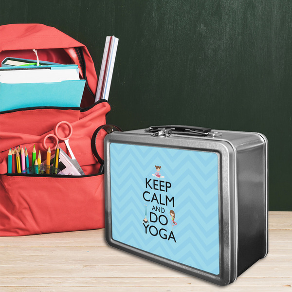 Keep Calm & Do Yoga Tin Lunchbox - LIFESTYLE