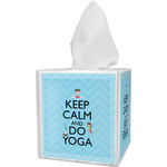 Keep Calm & Do Yoga Tissue Box Cover