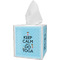 Keep Calm & Do Yoga Tissue Box Cover (Personalized)