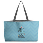 Keep Calm & Do Yoga Beach Totes Bag - w/ Black Handles