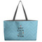 Keep Calm & Do Yoga Beach Totes Bag - w/ Black Handles