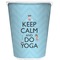 Keep Calm & Do Yoga Waste Basket