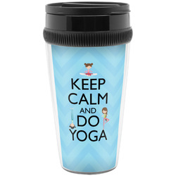 Keep Calm & Do Yoga Acrylic Travel Mug without Handle