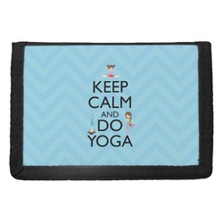 Keep Calm & Do Yoga Trifold Wallet