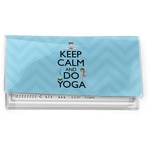 Keep Calm & Do Yoga Vinyl Checkbook Cover