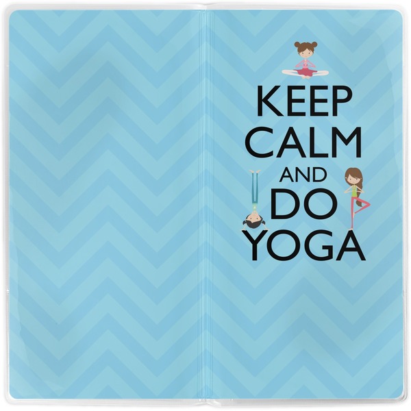 Keep Calm & Do Yoga Vinyl Document Wallet - Apvl