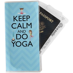 Keep Calm & Do Yoga Travel Document Holder