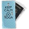 Keep Calm & Do Yoga Vinyl Document Wallet - Main