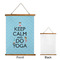 Keep Calm & Do Yoga Wall Hanging Tapestry - Portrait - APPROVAL
