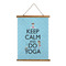 Keep Calm & Do Yoga Wall Hanging Tapestry