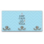 Keep Calm & Do Yoga Wall Mounted Coat Rack