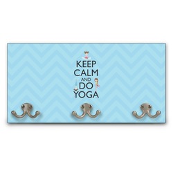 Keep Calm & Do Yoga Wall Mounted Coat Rack