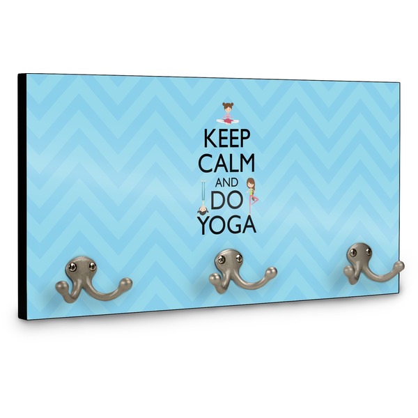 Keep Calm & Do Yoga Coat Hanger Main