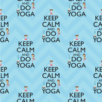 Keep Calm & Do Yoga Wallpaper & Surface Covering (Peel & Stick 24"x 24" Sample)