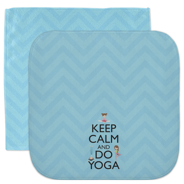 Custom Keep Calm & Do Yoga Facecloth / Wash Cloth