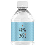 Keep Calm & Do Yoga Water Bottle Labels - Custom Sized
