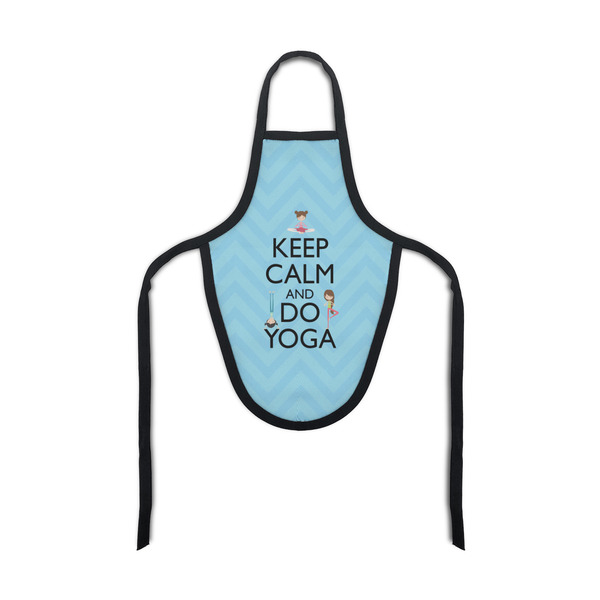 Custom Keep Calm & Do Yoga Bottle Apron