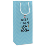 Keep Calm & Do Yoga Wine Gift Bags - Gloss