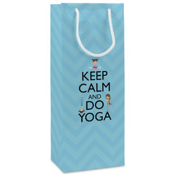 Keep Calm & Do Yoga Wine Gift Bags - Gloss