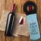 Keep Calm & Do Yoga Wine Tote Bag - FLATLAY