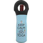 Keep Calm & Do Yoga Wine Tote Bag
