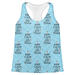 Keep Calm & Do Yoga Womens Racerback Tank Top - Small