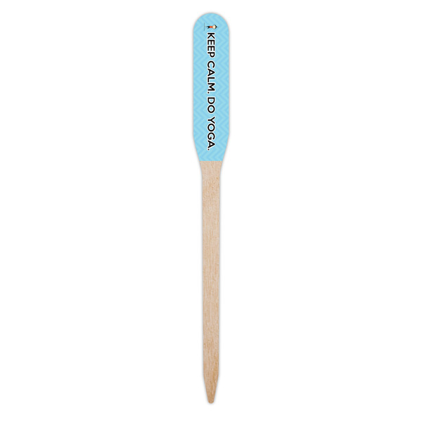 Keep Calm & Do Yoga Wooden Food Pick - Paddle - Single Pick