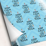 Keep Calm & Do Yoga Wrapping Paper Sheets - Single-Sided - 20" x 28"