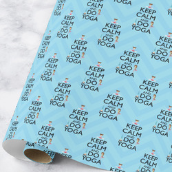 Keep Calm & Do Yoga Wrapping Paper Roll - Large