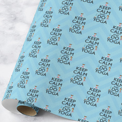 Keep Calm & Do Yoga Wrapping Paper Roll - Large - Matte