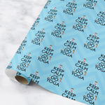 Keep Calm & Do Yoga Wrapping Paper Roll - Small