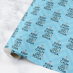 Keep Calm & Do Yoga Wrapping Paper Roll - Medium