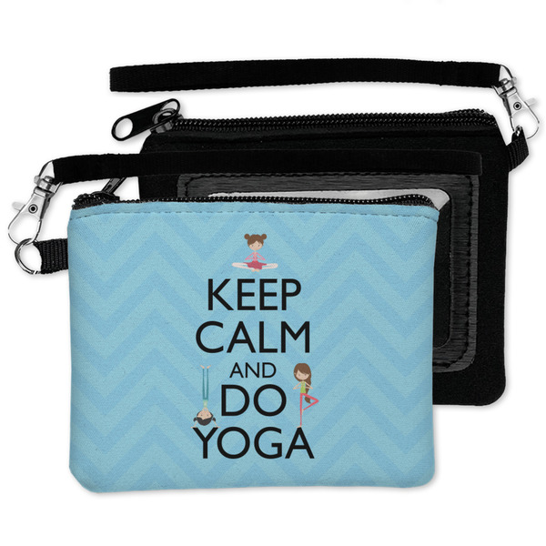 Keep Calm & Do Yoga Wristlet ID Cases - MAIN