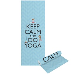 Keep Calm & Do Yoga Yoga Mat - Printed Front and Back