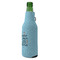 Keep Calm & Do Yoga Zipper Bottle Cooler - ANGLE (bottle)